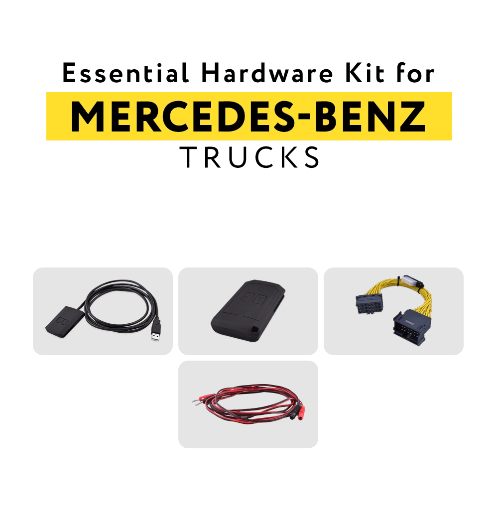Essential Hardware Kit for Mercedes-Benz Trucks by ABRITES