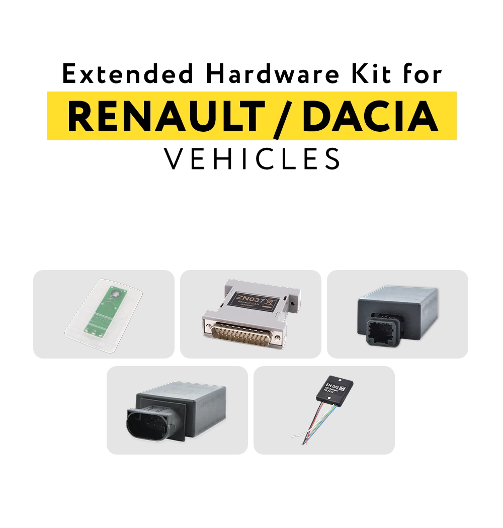 Erweitertes Hardware-Kit für Renault & Dacia Fahrzeuge von Abrites